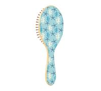 Hair Brush Wood Seamless Model Coral Reef Starfish Hairbrush Diving Paddle for Women Wooden Hair Brush Hair Brush Hair Brush