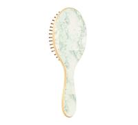 Hair Brush Wood Teal Figure Marble Paddle Hairbrush for Women Hair Brush Made of Wood for Women Massage Brush