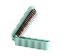 Hair Brushes Women - Compact Travel Folding Hair Brush Comb Styling Tool, Portable Hairdressing Accessory | Detangling Brush For Men Women Kids Curly Long Short Hairs Home Salon Gym Bag