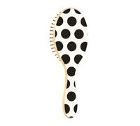 Hair brushes wood black Scandinavian dots contemporary paddle hair brush for women wooden hairbrushes for women hairbrushes for women