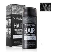 Hair Building Fibres for Thinning Hair,Hair Building Fibres Powder for a Thicker-looking Hairline,Undetectable & Natural Keratin Hair Fibers Instantly Conceals Hair Loss for Men Women (Black)