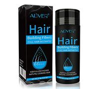 Hair Building Fibres - Natural, Thick & Textured, Professional Quality Fiber, Conceals Hair Loss & Covers Roots, Black