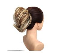 Hair Bun 1 Pack Messy Bun Pieces Ponytail Hair Extensions Synthetic Donut Bun with Elastic Rubber Band Hair Bun for Women Hair Bun Piece(27H613)