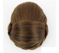 Hair Bun 1 Pack Synthetic Bun Braided Bun Ponytail Hair Extensions Women's Donut Curls Bun Hair Accessories for Women wig(S172009)