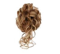 Hair Bun 1 Pack Synthetic Bun Messy Bun with Tassel Ponytail Extensions Women Wavy Bun Elastic Bungee Hair Bands Hair Bun Hair Bun Piece(12h24)