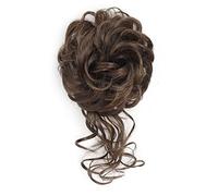 Hair Bun 1 Pack Synthetic Bun Messy Bun with Tassel Ponytail Extensions Women Wavy Bun Elastic Bungee Hair Bands Hair Bun Hair Bun Piece(2-30)