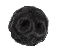 Hair Bun 1 Pack Synthetic Bun Ponytail Bun Fancy Curly Hair Bun Claw Clip Ponytail Hair Extension Women Bun Wig Hair Bun Piece(1pcs-04)