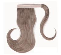 Hair Bun 18 Inch Synthetic Stretch Wrap Ponytail Hair Comb Ponytail Straight Hair Extensions Hair Bun for Women Bun(M12-613)