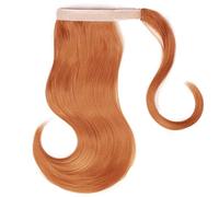 Hair Bun 18 Inch Synthetic Stretch Wrap Ponytail Hair Comb Ponytail Straight Hair Extensions Hair Bun for Women Bun(30)