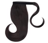 Hair Bun 18 Inch Synthetic Stretch Wrap Ponytail Hair Comb Ponytail Straight Hair Extensions Hair Bun for Women Bun(2)