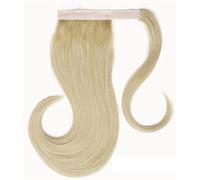 Hair Bun 18 Inch Synthetic Stretch Wrap Ponytail Hair Comb Ponytail Straight Hair Extensions Hair Bun for Women wig(M24-613)