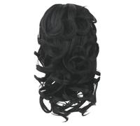 Hair Bun 1Pcs Ponytail Curly Synthetic Hair Blonde Ombre Clip In Hair Extensions Little Pony Tail Hair On Clips Chignon(T1B/613)