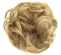 Hair Bun 1Pcs Synthetic Flexible Elastic Women's Messy Hair Bun BlackBrown Blonde Curly Scrunchy Chignon Hairpiece(#14)