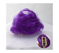 Hair Bun 2 Pack Cat Ears Hair Bun Synthetic Donut Bun Claw Clip Messy Bun Ponytail Hair Extension Wig Women Hair Accessories Hair Bun Piece(A)