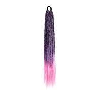 Hair Bun 24 Inch Braided Ponytail Multicolor Braid Extensions Rainbow Braided Hair Extensions Synthetic Wigs with Elastic Bands Hair Bun Piece(#31)