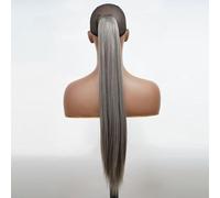 Hair Bun 24inches Synthetic Hair Bun Wig Ponytail Claw Clip Style Long Straight Hair Ponytail Extensions Women's Wig Hair Bun Hair Bun Piece(171)