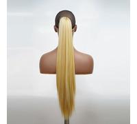 Hair Bun 24inches Synthetic Hair Bun Wig Ponytail Claw Clip Style Long Straight Hair Ponytail Extensions Women's Wig Hair Bun Hair Bun Piece(22H613)