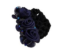Hair Bun Covers For Women: Floral Net/Elegant Fabric Craft, Secure Hold Design, Decorative Bun Wrap | Barrette Hairs Clip Styling Accessory, Apparel Pr