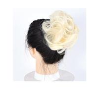 Hair Bun Extensions Curly Messy Hair Bun Chignon Donut Hair Pad Elastic Hair Synthetic Hairpiece for Women Messy Bun Hair Piece(613)