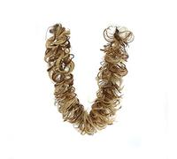 Hair Bun Extensions DIY Curly Long Chignon Hairpiece Hair Band for Women Messy Hair Bun Extensions 80cm Long Synthetic Tousled Fluffy Hair Bun Wrap Around Scrunchies,22H10