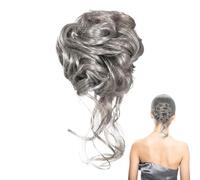 Hair Bun Extensions for Women - Wavy Curly Fake Hair Bun Extensions Ponytail Hairpieces | Styling Wigs Hairpieces Accessories for Casual Wedding Dating Event Bride Party