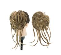 Hair Bun Extensions Messy Hair Bun Piece Updo Long Scrunchies Wrap Ponytail Extension Wavy Hairpieces Chignon Headband Messy Bun Hair Piece(Brown Copper)