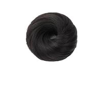 Hair Bun Extensions Synthetic Chignon with Rubber Band Brown Blonde Straight Hair Curly Chignon Hairpiece Bun Drawstring for Women Messy Bun Hair Piece(1B/30HL)