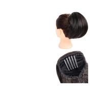 Hair Bun Extensions Synthetic Hair Bun Chignon Updo Elastic Drawstring Short Ponytail Hairpiece Comb Clip in Extensions Messy Bun Hair Piece(4)