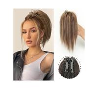 Hair Bun Hairpiece Synthetic Claw Clip Bun Hair Piece 12 Inch Short Straight Ponytail Hair Extensions Women Chignon(4H27)