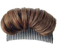 Hair Bun - Invisible False Hair Clip, Hair Base Bump Styling Insert Tool Volume Fluffy Princess Styling Increased Hair Padlight Brown Fashion Book
