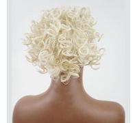 Hair Bun Ladies Fashion Wig Fluffy Curly Hair Bun Short Curly Hair Comb Ball Head Ponytail Hair Extension Synthetic Hair Bun Hair Bun Piece(12)
