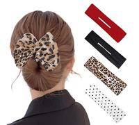 Hair Bun Maker 4PCS Different Style Fashion French Lazy Hair Curler Temperament Lady Bow-Knot Decorative Styling Accessories for Women Girls