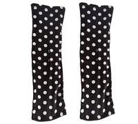Hair Bun Maker Deft,2Pcs Flexible Donut Bun,Lazy Curler Clips,Hair Bun Roller,French Hairstyle Deft Bun for Long Thick Hair - Black Dots