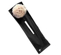 Hair Bun Maker - Fabric | Long Thick Styling Tool | Flower Shaped Hair Donut to Create Elegant Ponytail Hairstyles