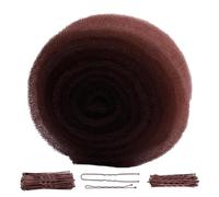 Hair Bun Maker - Nylon Sponge Pad, 70 Clips For Voluminous Styling | 180cm Length And 13.4cm Width, 50 U Shaped And 20 Regular Pins, Quick Daily Grooming, Travel Ready, Wedding And Party Use