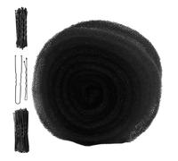 Hair Bun Maker Set with 70 Clips, Sponge Hair Donut for Messy Updo Styling | This hair bun maker includes a sponge donut and 70 hair pins. Lightweight foam grips hair firmly. For messy buns, updo styles