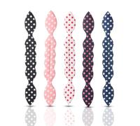 Hair Bun Maker - ShiningUU 5 Pcs Polka Dot Hair Donuts for Buns & Quick French Braid Tool | Flexible Hair Twister & Bun Donut for Hair | Women Girls Hair Styling Accessories