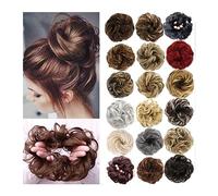 Hair bun Messy Bun Hair Piece Synthetic Fake Scrunchies Ponytail Extension Wavy Curly Elastic Rubber Band Hair Bun Extensions for Women Girls Hair Bun Hair Piece for Women(171)