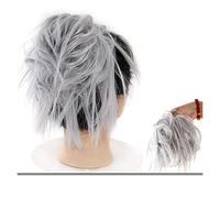 Hair Bun Messy Bun Hair Slice Ponytail Hair Extensions with Elastic Rubber Band Synthetic Fluffy Bun Women Wig Hair Bun Hair Bun Piece(0021)