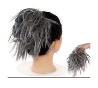 Hair Bun Messy Bun Hair Slice Ponytail Hair Extensions with Elastic Rubber Band Synthetic Fluffy Bun Women Wig Hair Bun Hair Bun Piece(0020)