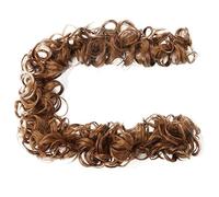 Hair Bun Messy Bun Hair Slices 21 Inch Long Synthetic Messy Shaggy Bun Wrap Hair Ties Curly Bun Hair Ties for Women Hair Bun Hair Bun Piece(Q13 12)