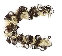 Hair Bun Messy Bun Hair Slices 21 Inch Long Synthetic Messy Shaggy Bun Wrap Hair Ties Curly Bun Hair Ties for Women Hair Bun Hair Bun Piece(Q13 6AH613)