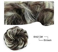 Hair Bun Pieces for Women 1 Pack Messy Bun Hair Pieces Wavy Curly Ties Rubber Band Synthetic Ponytail Braid Extensions Women Wigs