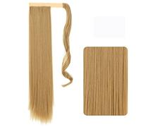 Hair Bun Pieces for Women 22-32 Inch Synthetic Long Straight Ponytail Headband Wig Wrap Hair Clip Extensions Bun for Women