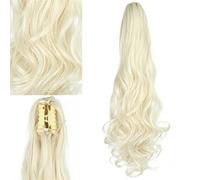 Hair Bun Pieces for Women 24 Inch Large Wavy Long Hair Synthetic Fiber Wig Fluffy Natural Claw Clips Women Ponytail Extensions Bun