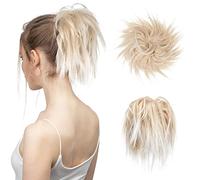 Hair Bun Pieces for Women Messy Bun for Women Short Ponytail With Elastic Band Wig Loop Hair Pack Shaggy Curly