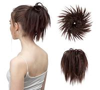 Hair Bun Pieces for Women Messy Bun for Women Short Ponytail With Elastic Band Wig Loop Hair Pack Shaggy Curly
