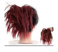 Hair Bun Pieces for Women Messy Bun Hair Slice Ponytail Extensions with Elastic Rubber Band Synthetic Fluffy Women Wig