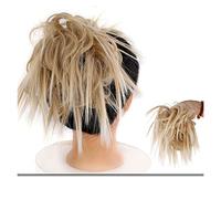 Hair Bun Pieces for Women Messy Bun Hair Slice Ponytail Extensions with Elastic Rubber Band Synthetic Fluffy Women Wig