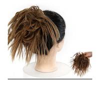 Hair Bun Pieces for Women Messy Bun Hair Slice Ponytail Extensions with Elastic Rubber Band Synthetic Fluffy Women Wig